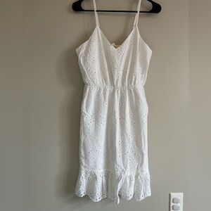 NET White Lace Dress